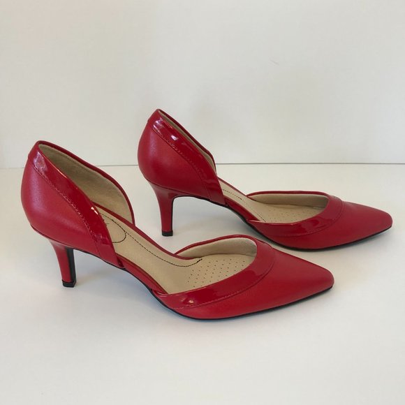 LifeStride Women's  Saldana Red Pump Sz 7.5 - Picture 4 of 11